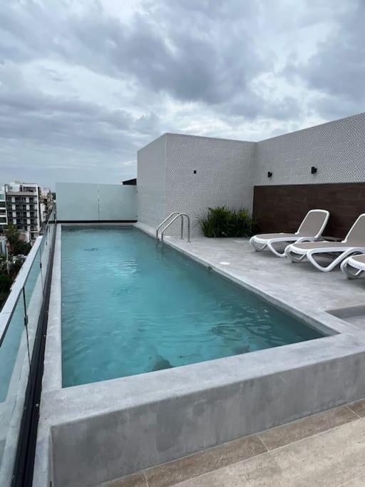 Big, Modern And Beautiful Beach Apartament 1Br Ocean View פלאייה דל כרמן מראה חיצוני תמונה