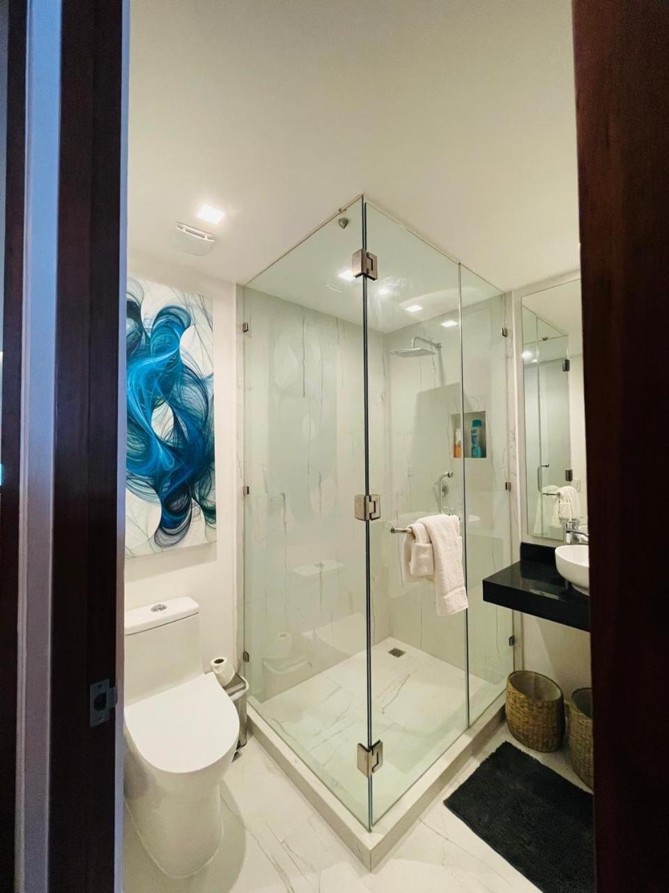 Big, Modern And Beautiful Beach Apartament 1Br Ocean View פלאייה דל כרמן מראה חיצוני תמונה